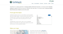 Desktop Screenshot of geonetwork-opensource.org
